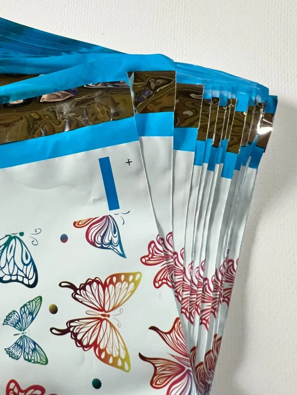 Butterfly design 6x9 unpadded poly mailers (50)